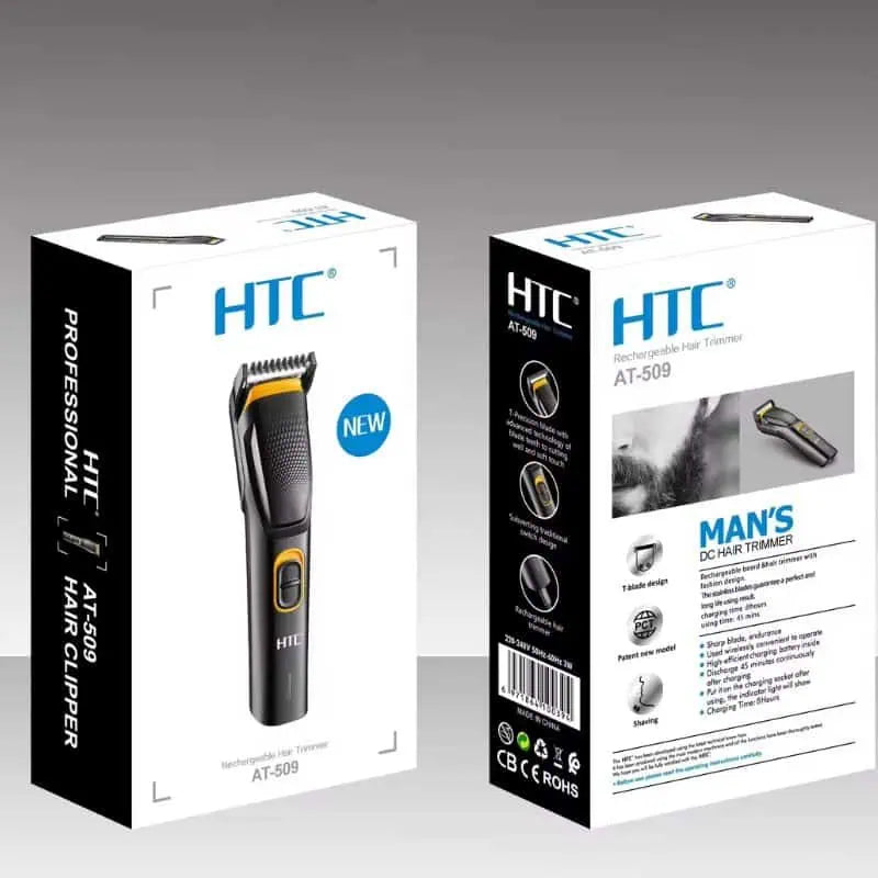HTC AT-509 Rechargeable Beard Trimmer for Men