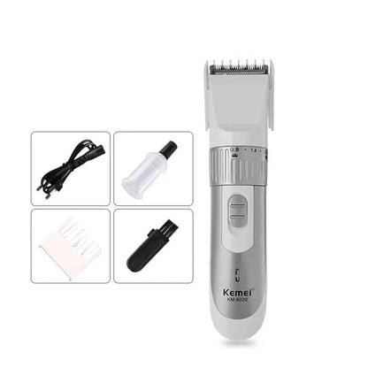 Kemei KM-9020 Beard Trimmer For Men - Gold & Silver